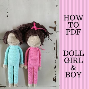 Crochet doll pattern, Crochet doll pattern amigurumi, Amigurumi doll pattern, Amigurumi pattern, Crochet doll pdf