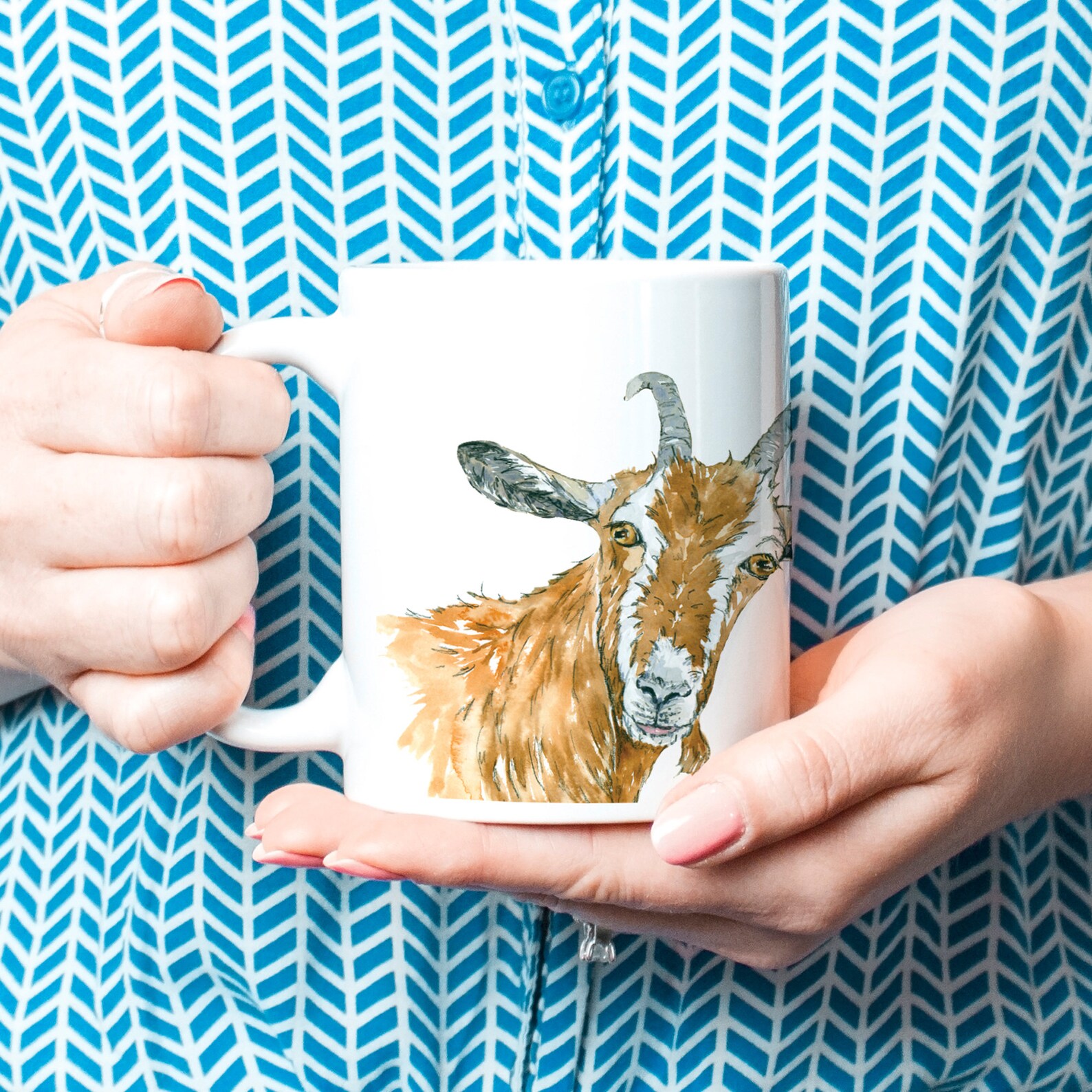 Personalised Goat Mug Mug Custom Name Mug Name Gift Goat Etsy