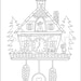 Cuckoo Clock - Printable Adult Coloring Book Page - for Adults and Kids ...