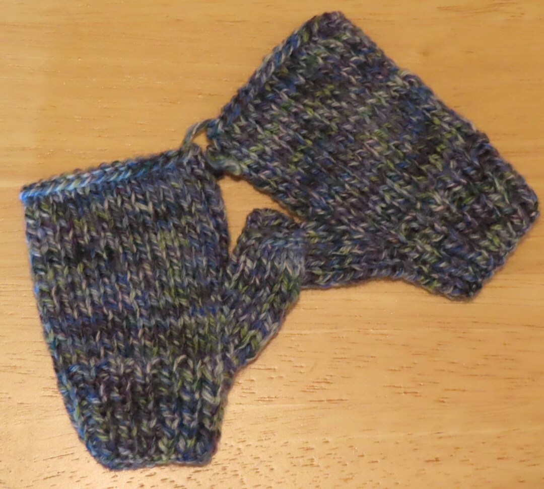Children's Fingerless Mittens Etsy UK