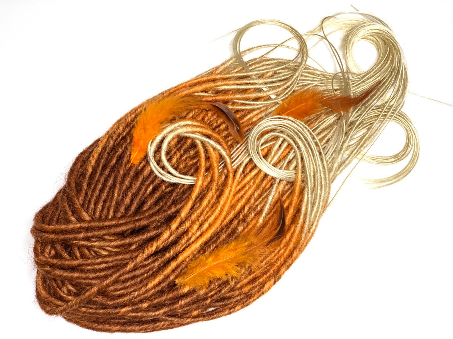 COPPER synthetic dreads. Dreadlocks for red hair copper to Etsy