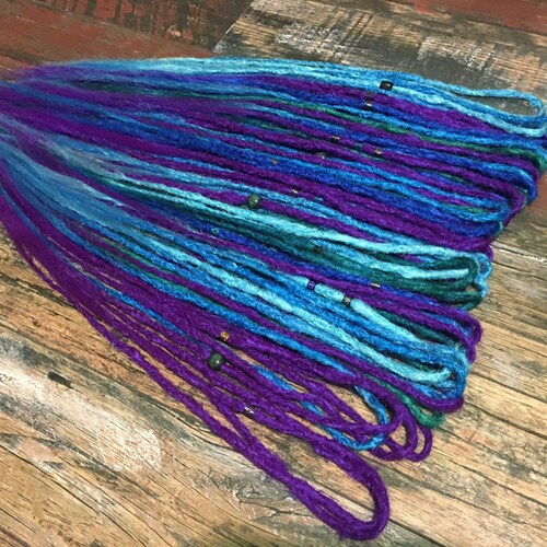 Natural Look Synthetic Double Ended Dark Green to Bright Green Etsy