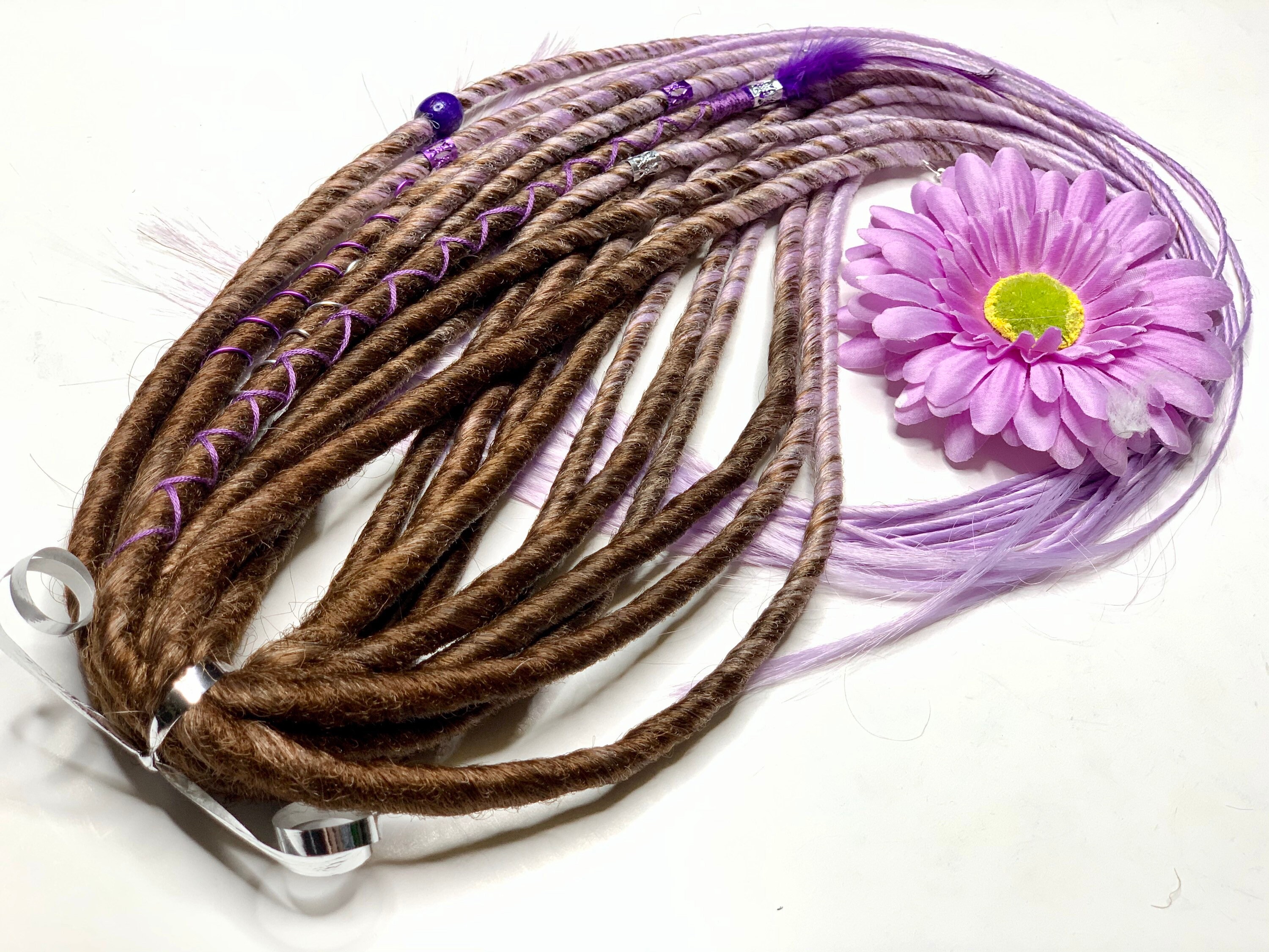 double ended synthetic dreads for sale pink and purple double ended synthetic dreads for sale pink and purple
