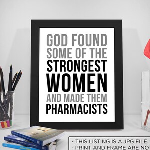Stärkste Frauen Apotheker Apotheker Geschenk Apotheker Zeichen, Apotheker Druck, Apotheke Geschenk, Apotheke Student, Apotheke Druck