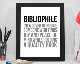 Bibliophile Quotes, Books Poster, Book Print, Book Quote, Reading Print Art, Gift Ideas For Book Lovers, Quotes About Books, Quotes Books