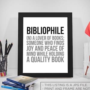 Bibliophile Quotes, Books Poster, Book Print, Book Quote, Reading Print Art, Gift Ideas For Book Lovers, Quotes About Books, Quotes Books