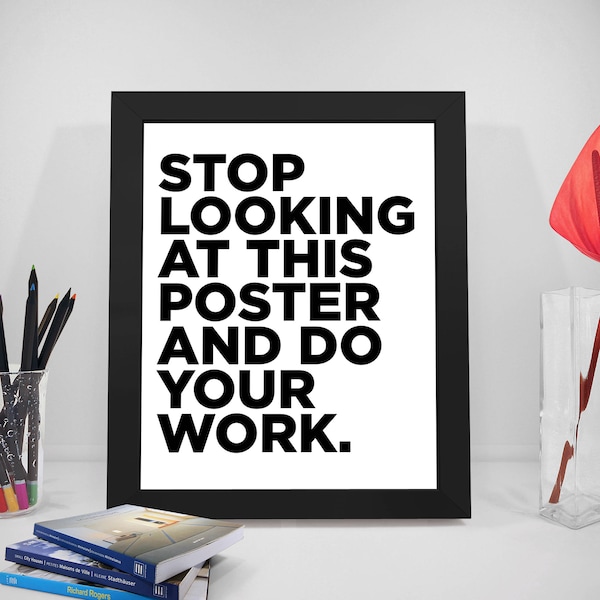 Funny Motivational Poster Etsy