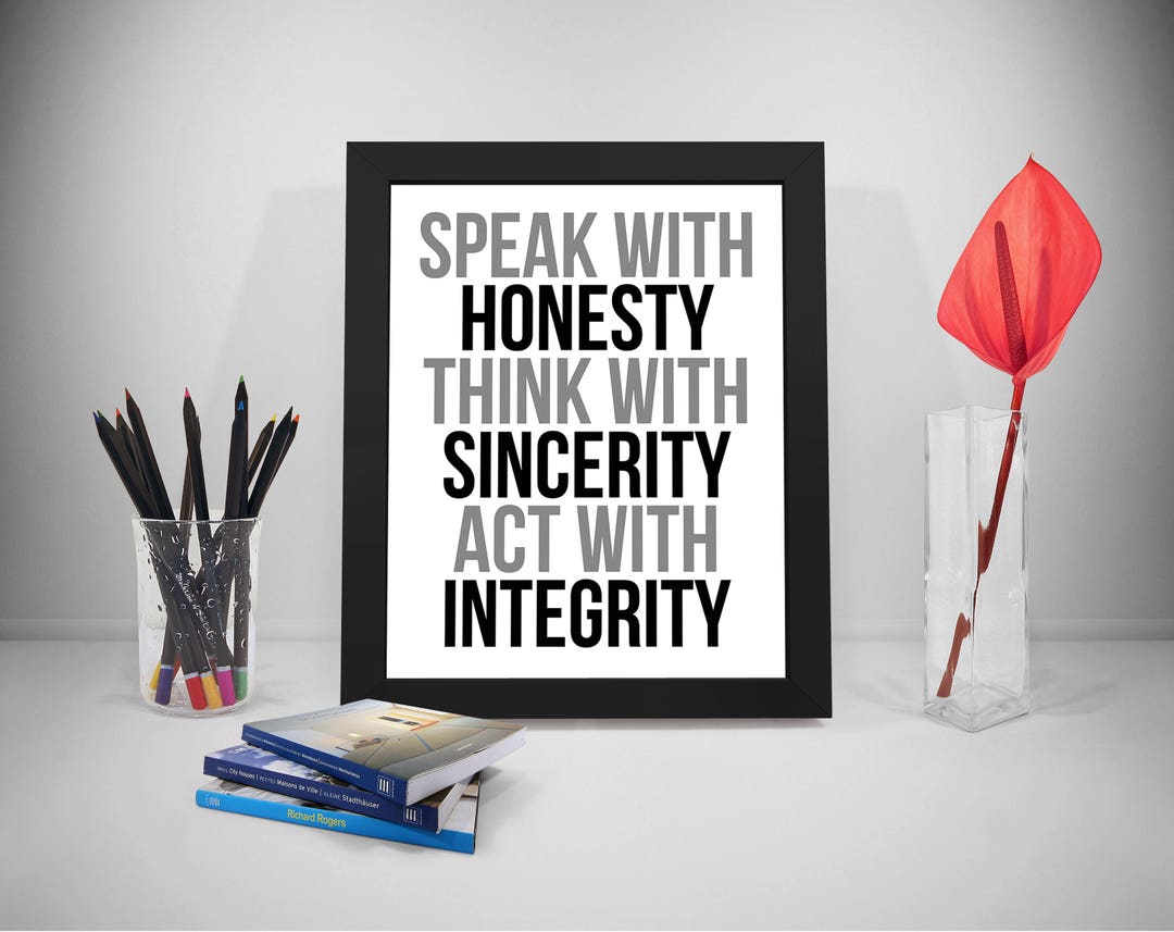 Speak With Honesty, Honesty Printable Quotes, Sincerity Quotes
