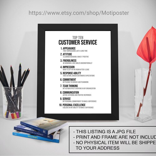 Office Decor Ideas Top Ten Customer Service Etsy