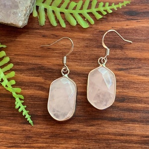 Rose Quartz Earrings