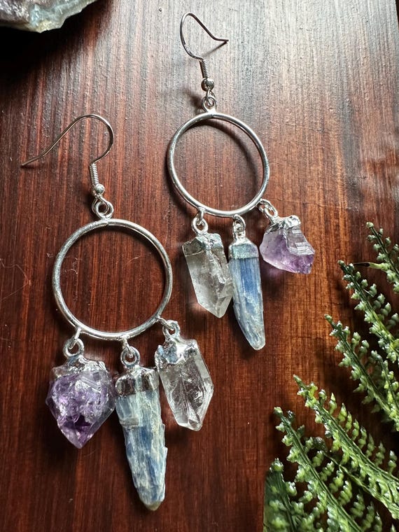 Multi Gemstone Earrings