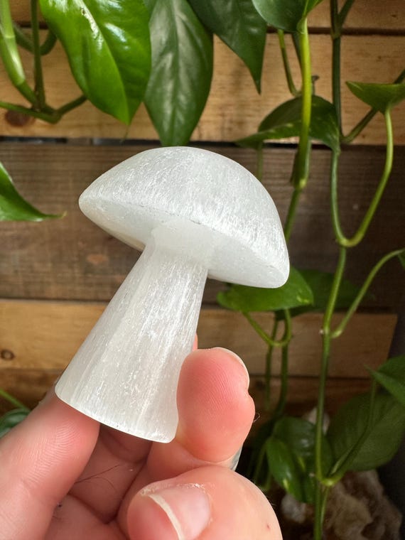Selenite Mushroom / Medium