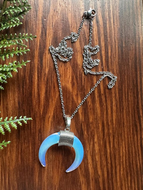 Crescent Opalite Necklace