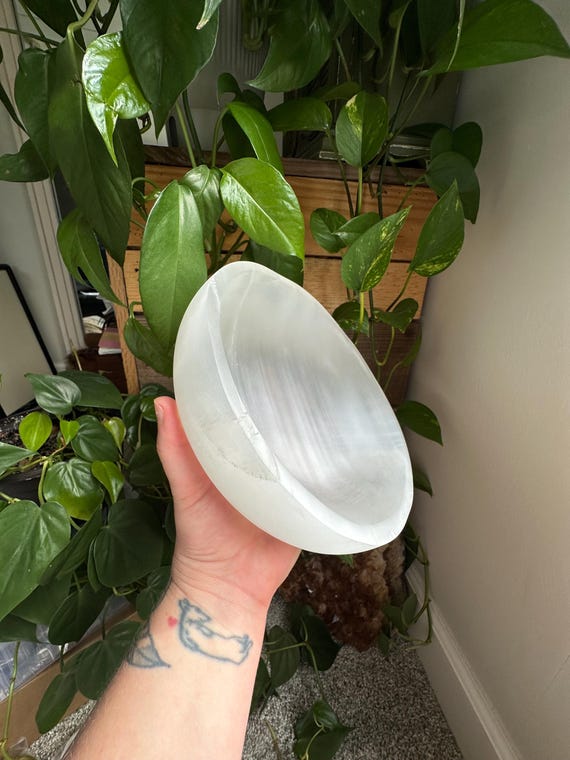 Extra Large Selenite Bowl