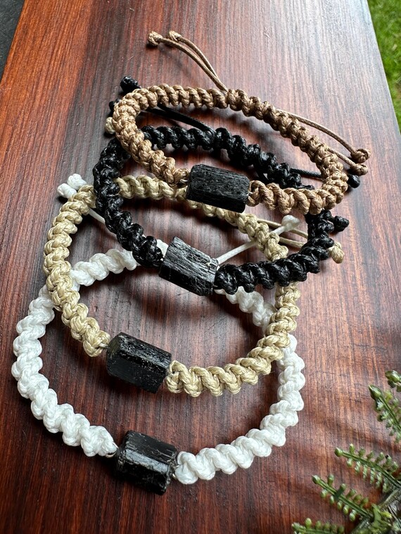 Natural Black Tourmaline Bracelets