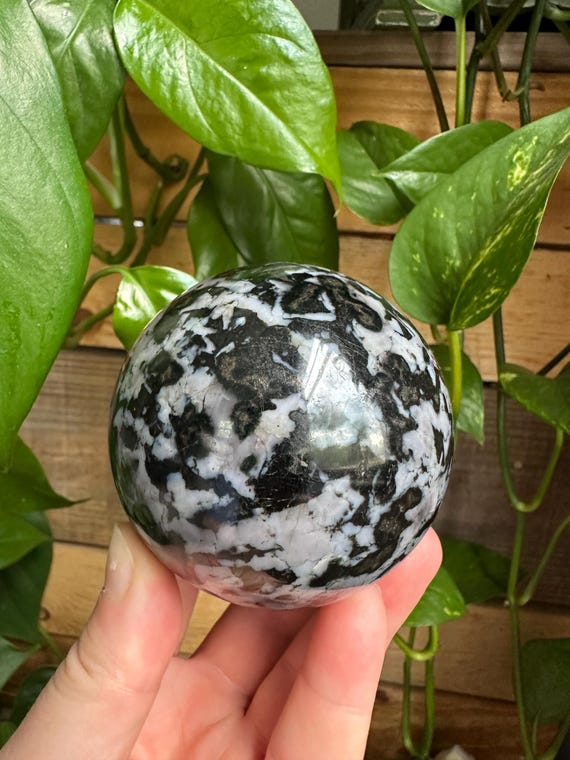 Indigo Gabbro Sphere