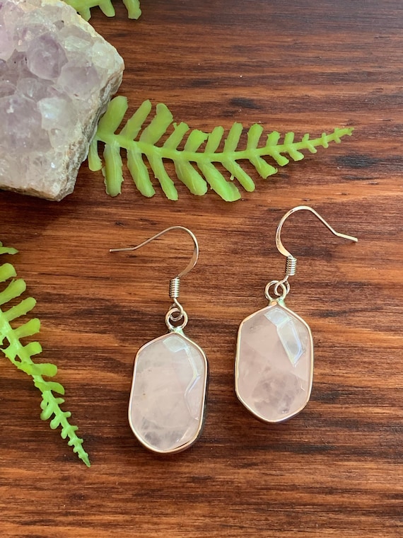 Rose Quartz Earrings