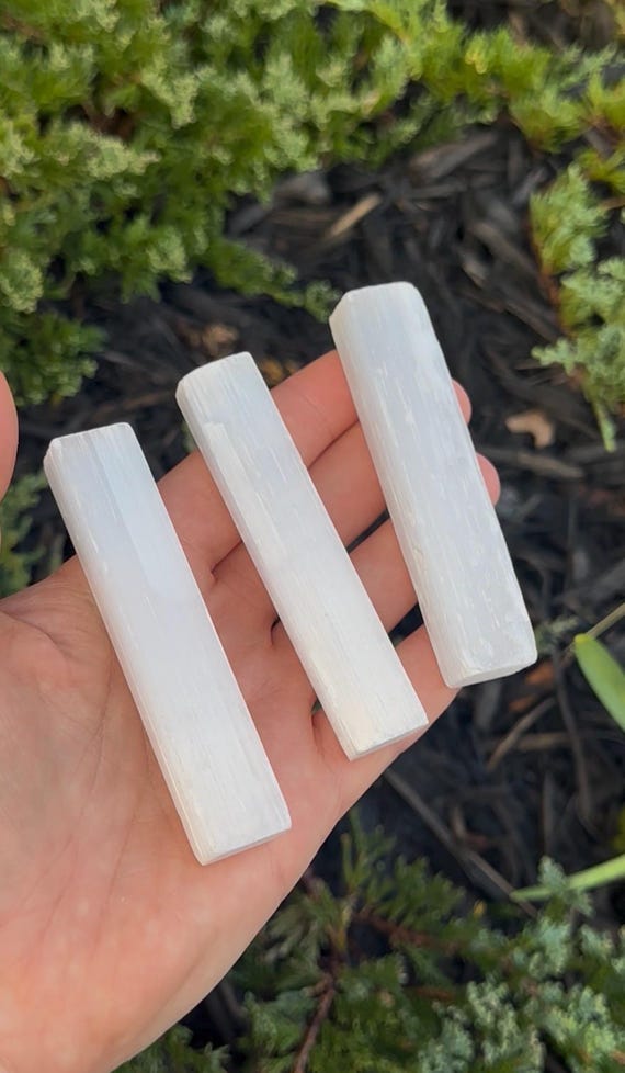 Natural Rough Selenite Stick