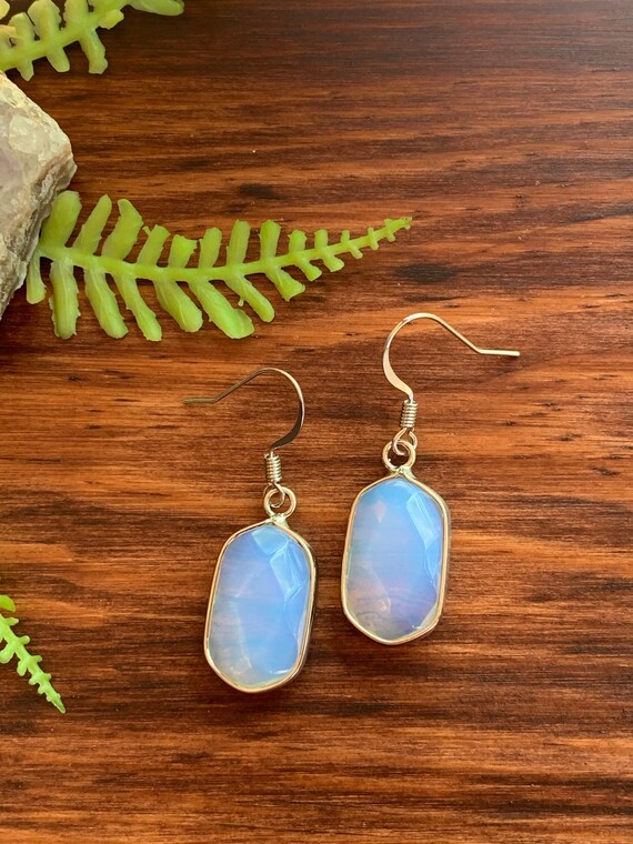 Opalite Faceted Earrings