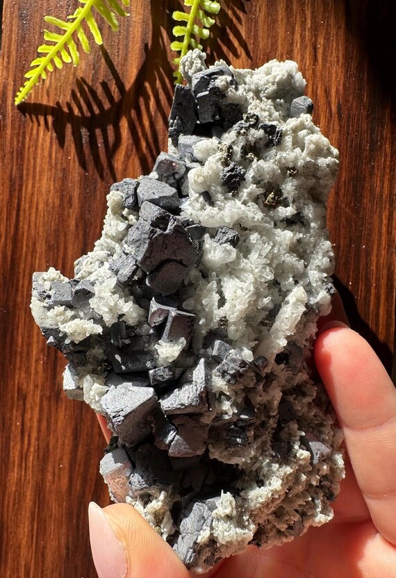 Aesthetic “Cluster” of Galena, Pyrite, Quartz from Bulgaria / Collection / Gemstone / Mineral / Natural