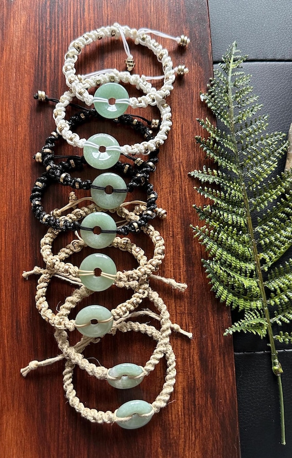 Green Aventurine Corded Bracelet