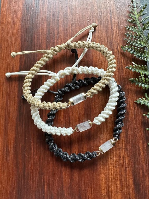Quartz Corded Bracelets