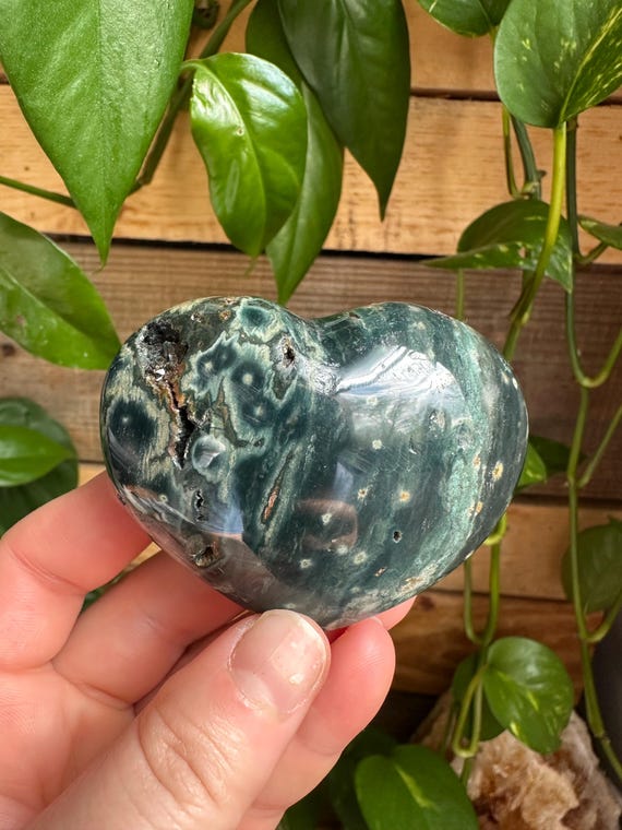 Ocean Jasper Heart