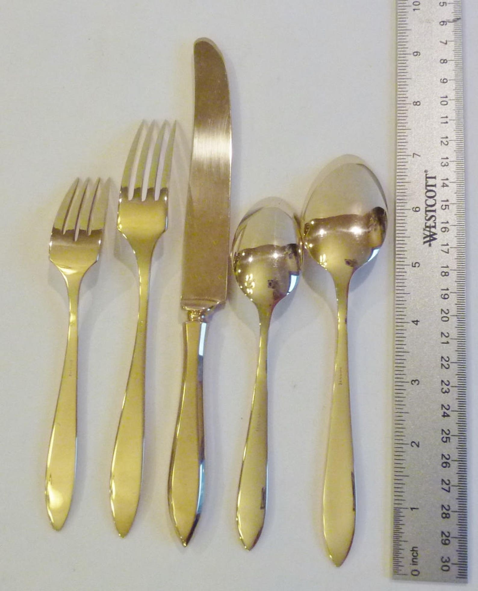Vintage Dirigold Dirilyte Goldware Regal Flatware Silverware Etsy