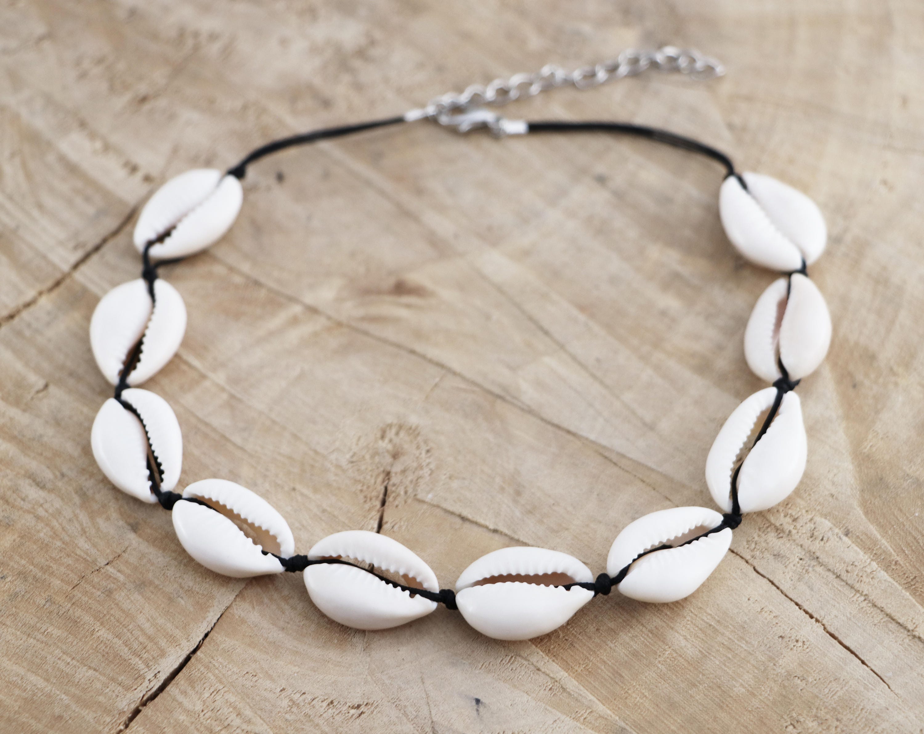 Silver Cowrie Shell Necklace – S. Carter Designs