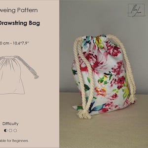 Kleine Kordelzug Tasche