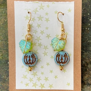 Halloween Kürbis Ohrringe - Lustiger Schmuck Mit Strasssteinen Für Die Gruselparty