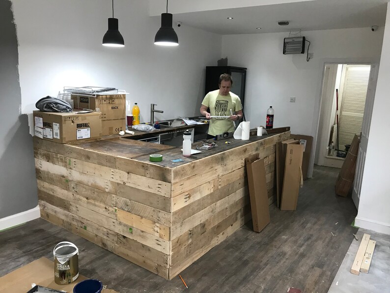 1 sq m Reclaimed Pallet Wood Wall Cladding | Etsy