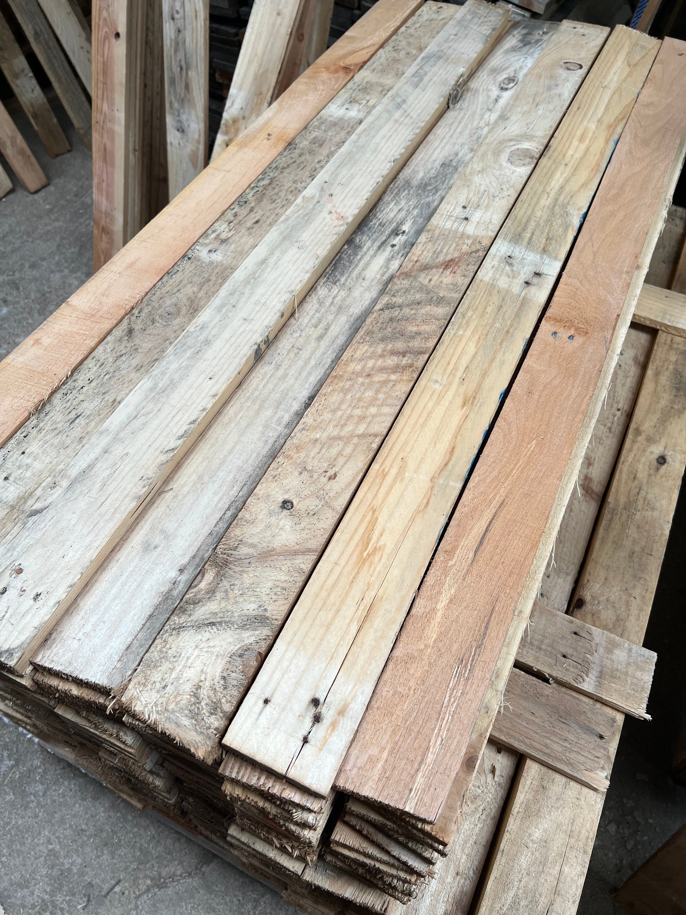 15 X 100cm Reclaimed Pallet Boards Timber Wall Cladding Project Read Description 