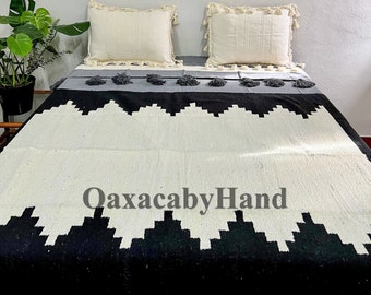 Mexican Blanket - Premium Blanket - Baja Blanket - Mexico Fabric - Yoga blanket - Bohemian Blanket - Mexico Thick Blanket