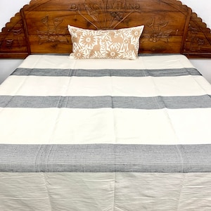 Mexican bedspread - King size Bedspread - Mexican Bedcover - Handmade Bedspread - Oaxacan Bedspread - Handwoven Quilt