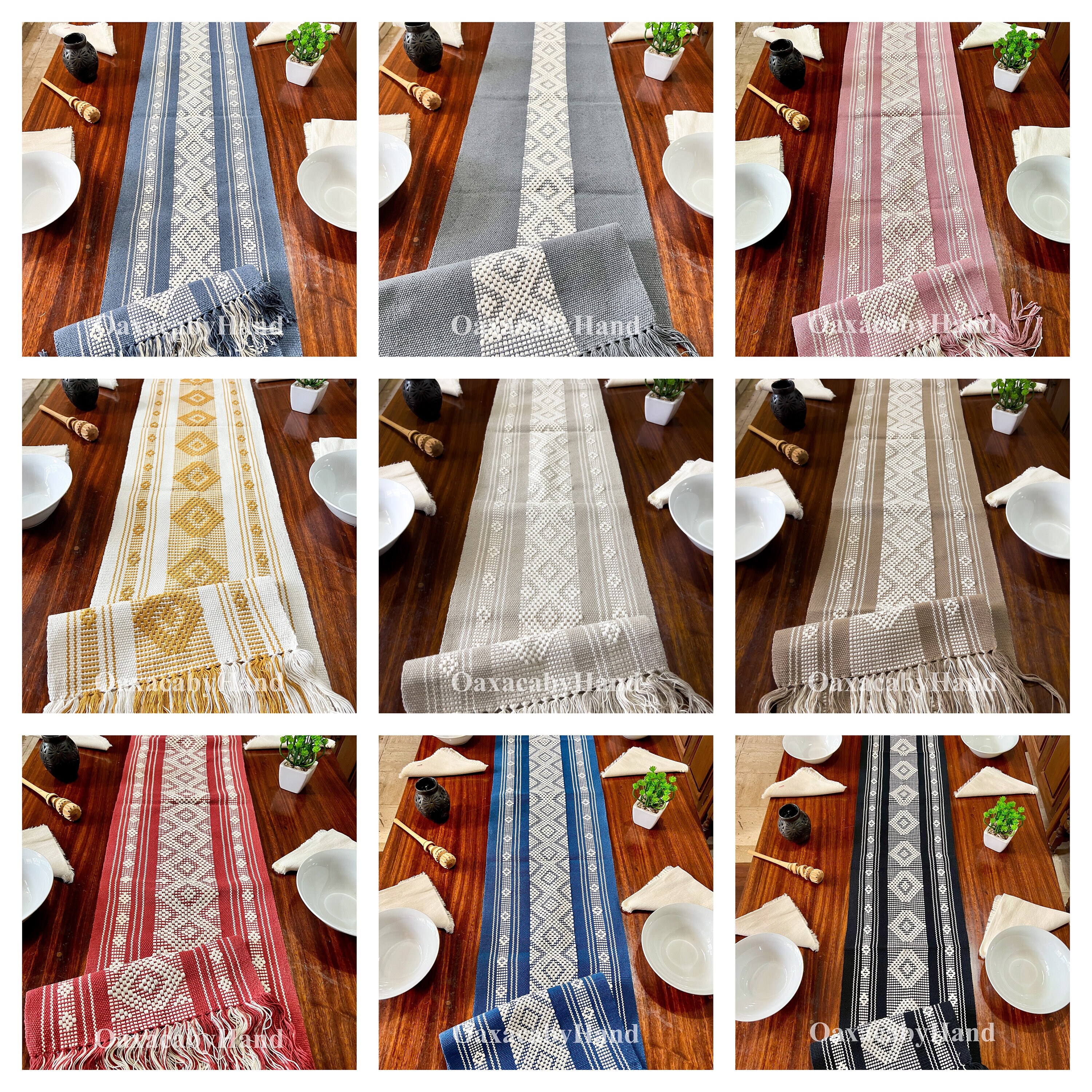 table runner 「松風」　帯リメイク　正絹 西陣織　長尺 Mexican Table Runner, Oaxaca Runner, Hand-woven Runner, Bed Runner