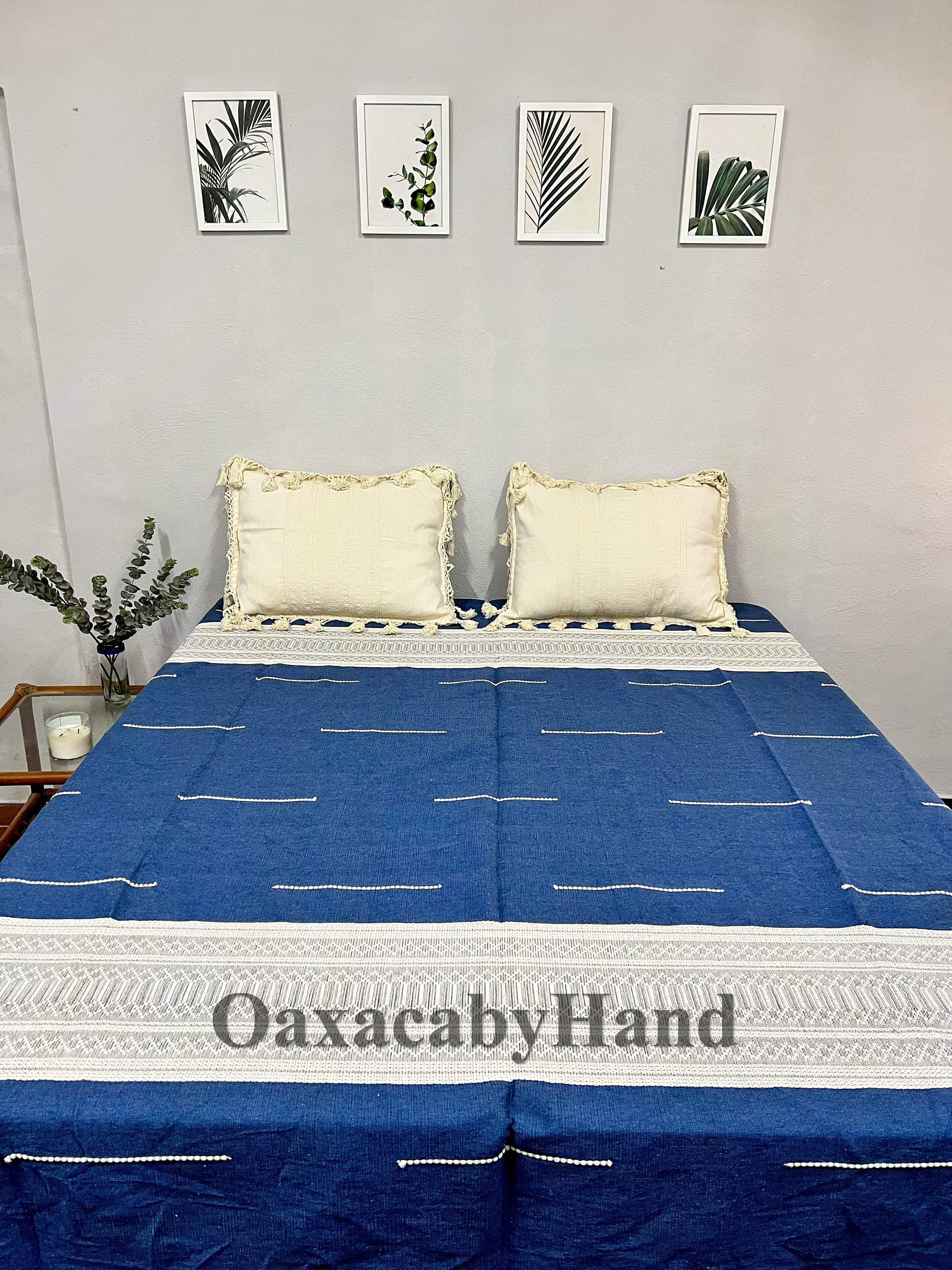 Oaxaca Bedspread Mexican Bedcover Handmade Bedspread Etsy