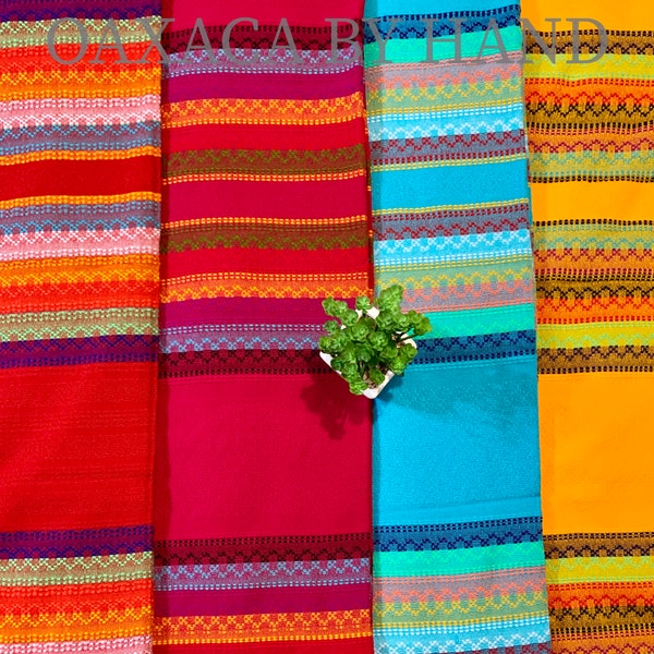 Mexican Tablecloth - Different sizes - Cinco de Mayo Tablecloth - Easy to Wash - Colorful Tablecloth - Striped tablecloth