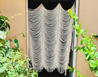 Woven Cotton Curtains - Made in Mexico - Unique Window Decor - Cotton Curtains