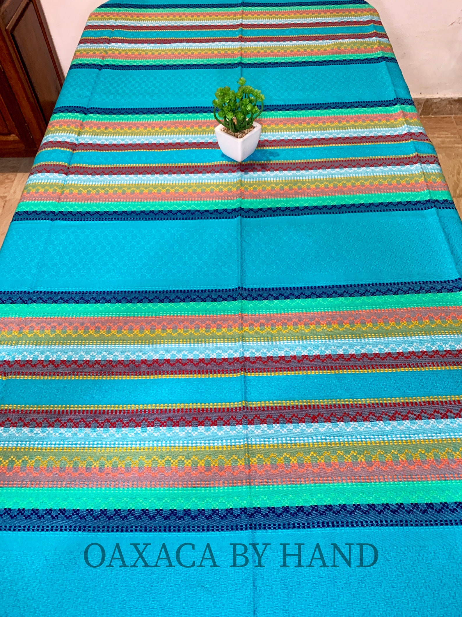 Mexican Tablecloth Different Sizes Cinco De Mayo Etsy