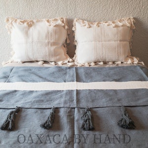Mexican Pillow shams - Oaxaca pillow covers - Boho pillow shams - Mexican pillow cover - 100 % Cotton - Hand woven pillows -