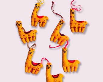 Llama Tassel - Llama Pom pom - Colorful Mexican Tassel - Hand embroidered tassel - Llama Keychain