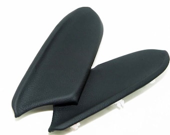 Fits 08-12 Honda Accord Vinyl Synthetic Leather Front Door Panel Armrests (Skin Only) - More Colors Available to Choose From