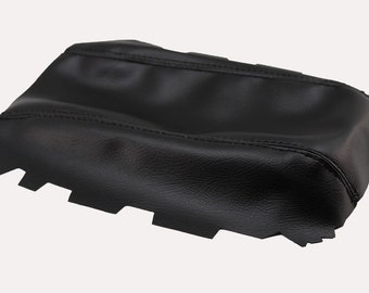 Beige Leather Center Console Lid Armrest Cover For 2003-2007 Honda Accord & 2004-2008 Acura TSX