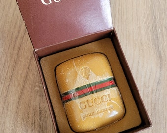 Vintage GUCCI Savon Pour Homme Made in Italy