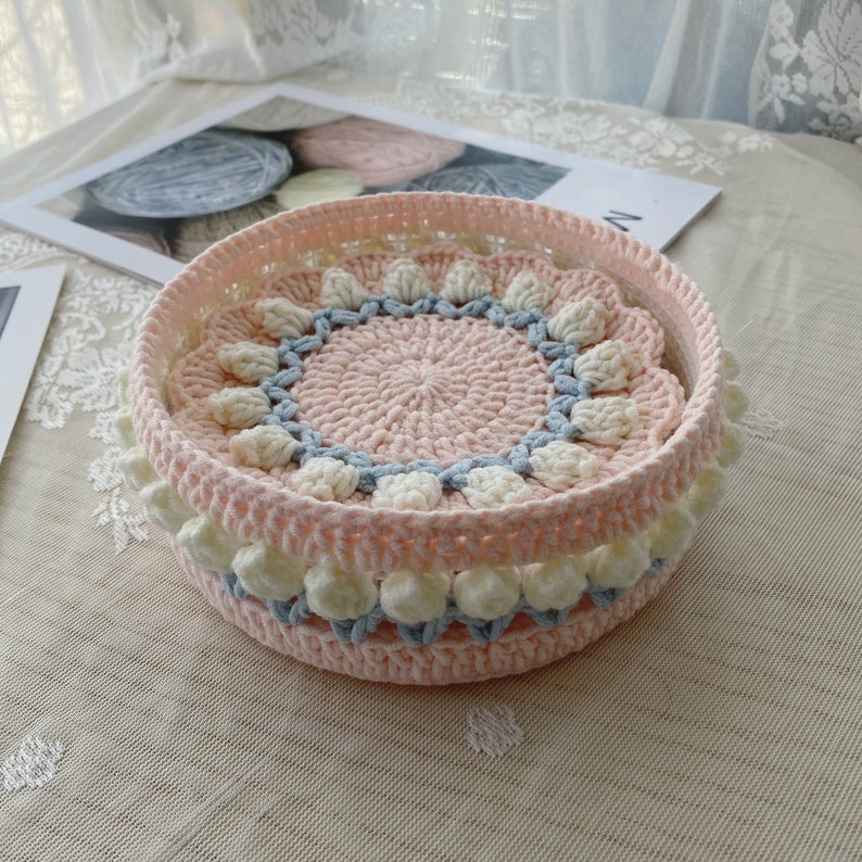 Handmade Floral Crochet Coasters Set Retro Flower Handmade Etsy