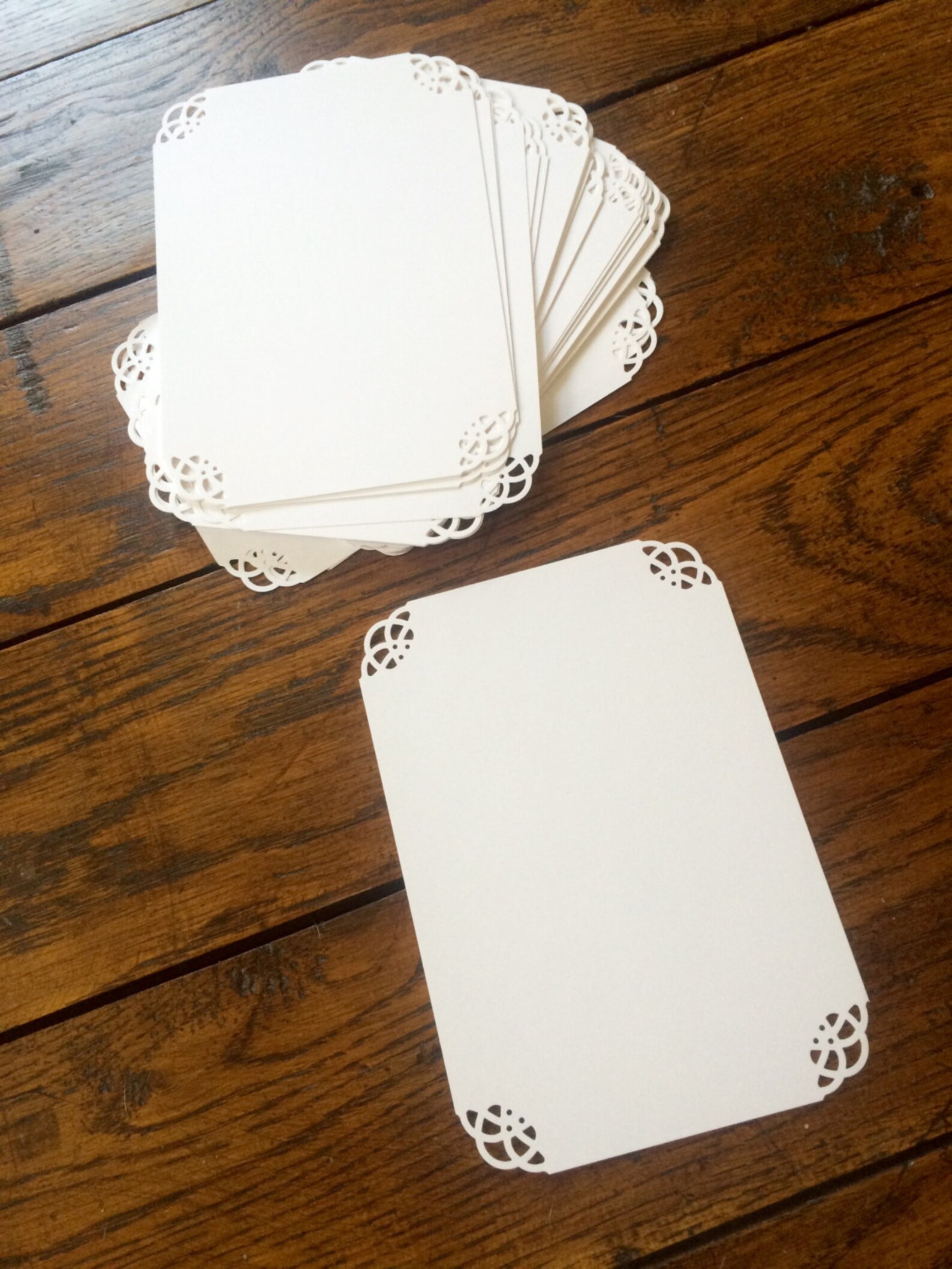 Lace detail border cardstock Etsy