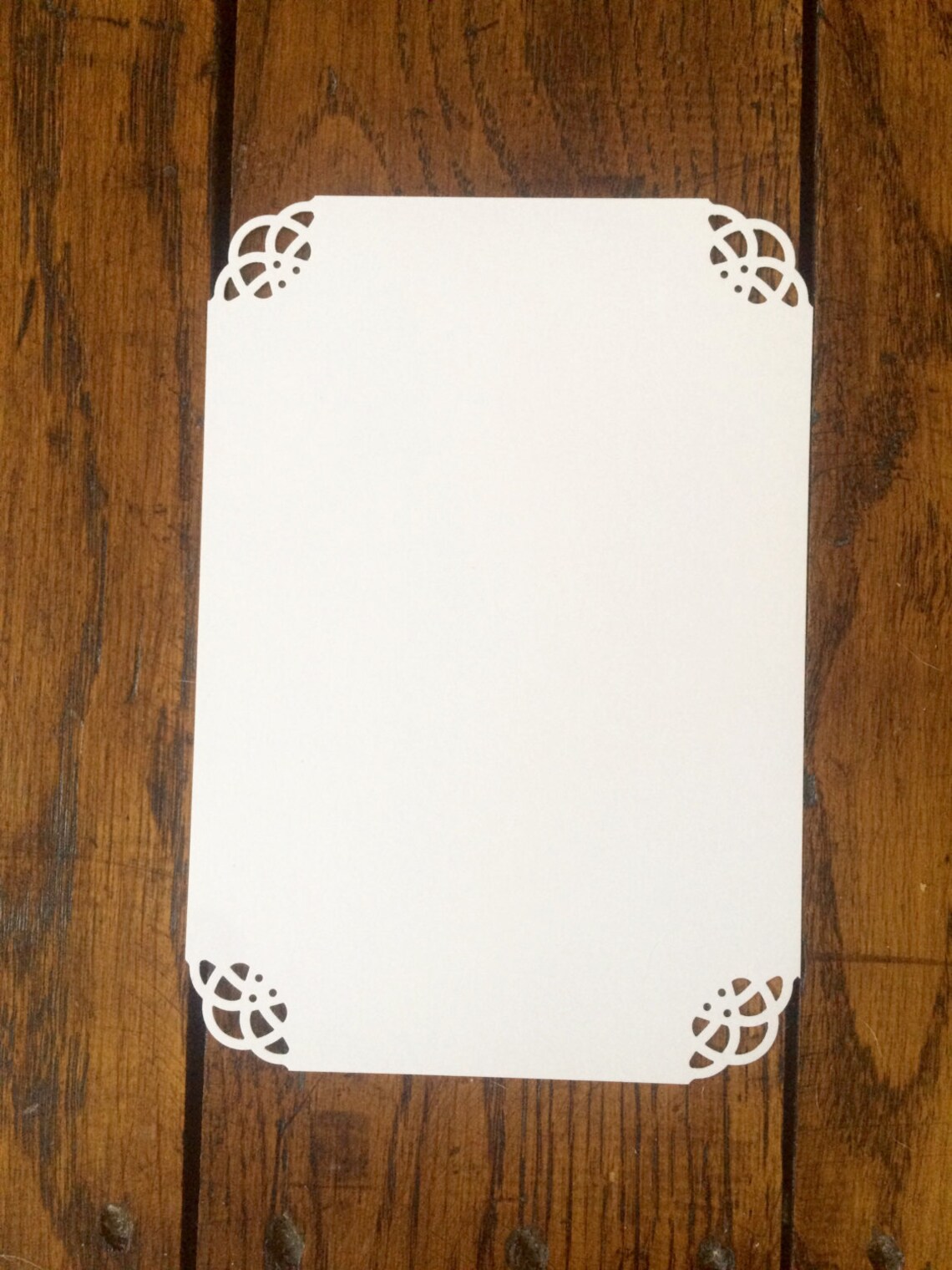 Lace detail border cardstock Etsy