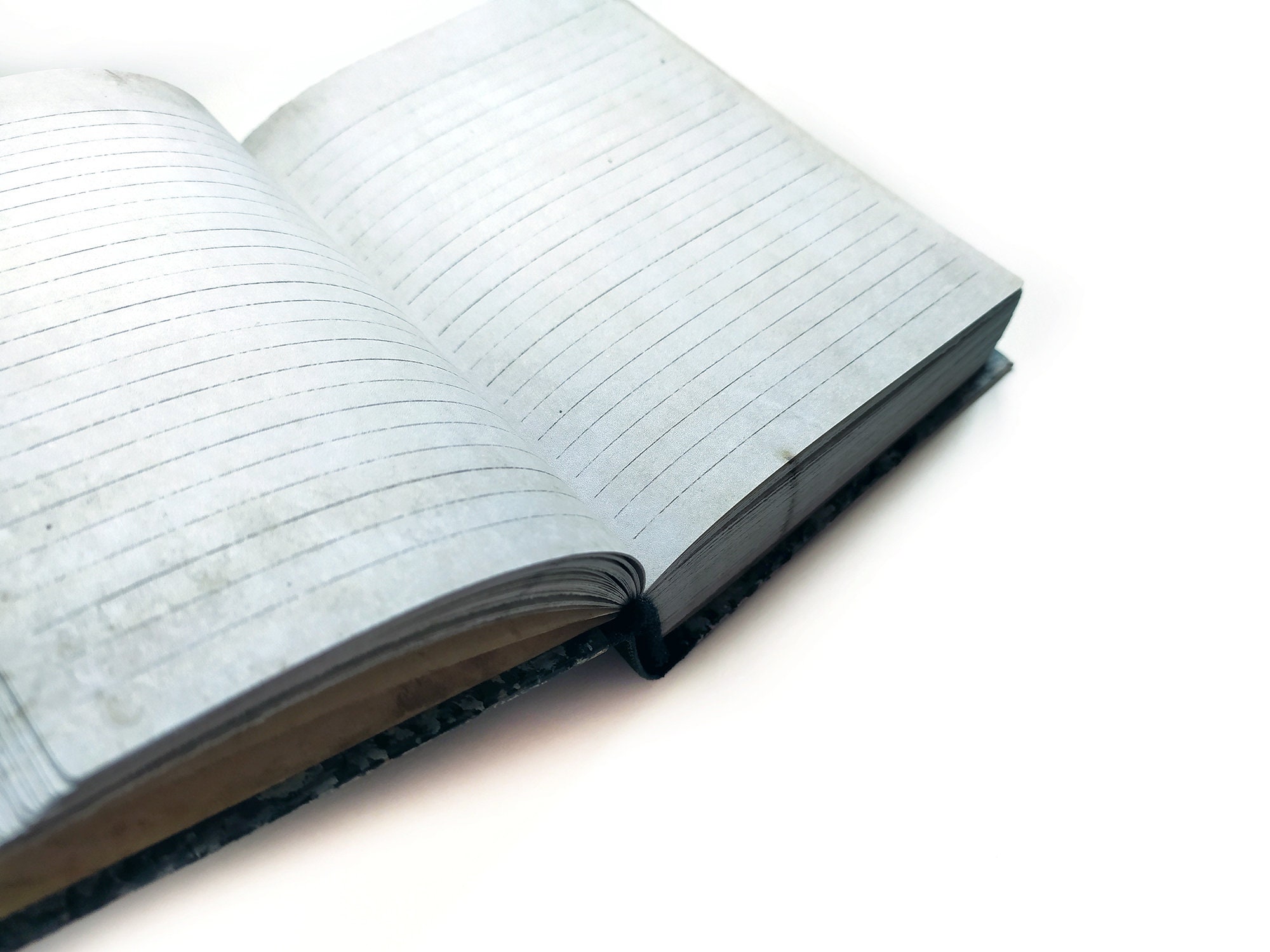 Vintage Lined Journal A6 250 sheets Custom notebook Old Book Etsy