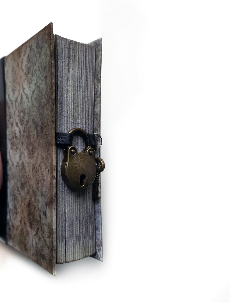 Gothic diary with lock Custom notebook Lined Journal Etsy